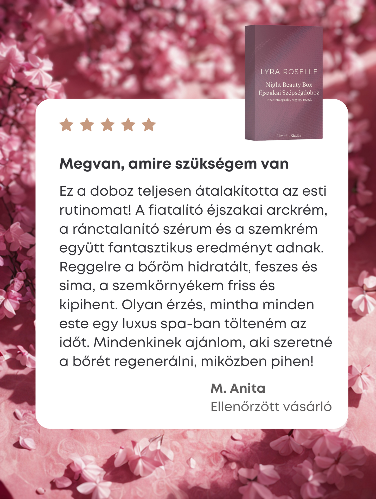 Night Beauty Box - Éjszakai Szépségdoboz