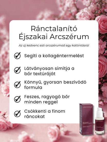 Ránctalanító Éjszakai Arcszérum