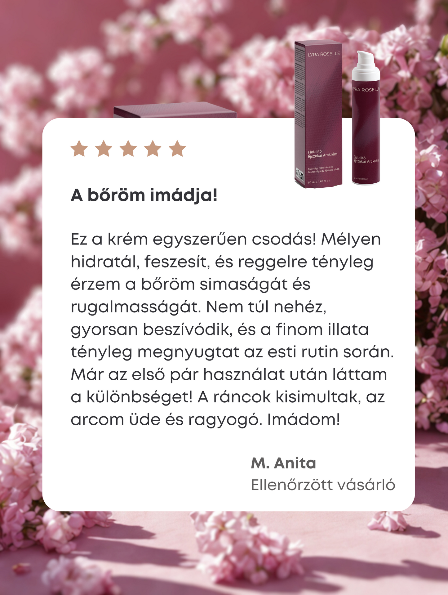 Fiatalító Éjszakai Arckrém